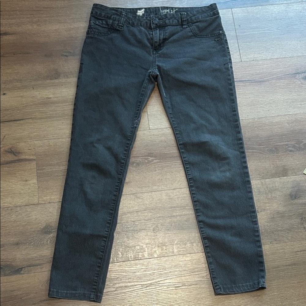 Fox Black Slim Straight Jeans !! Size 7